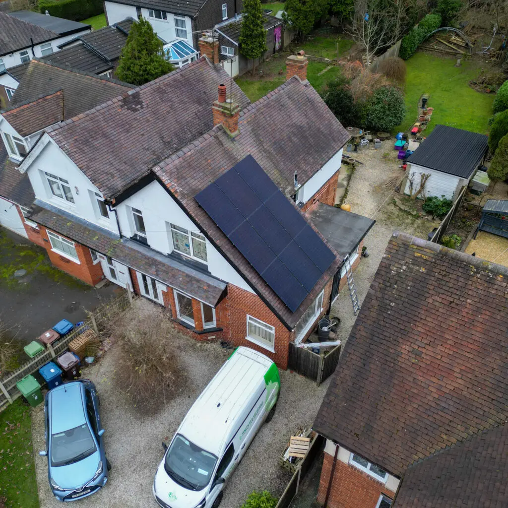 house with Solar Panels by Zenith Eco Solutions